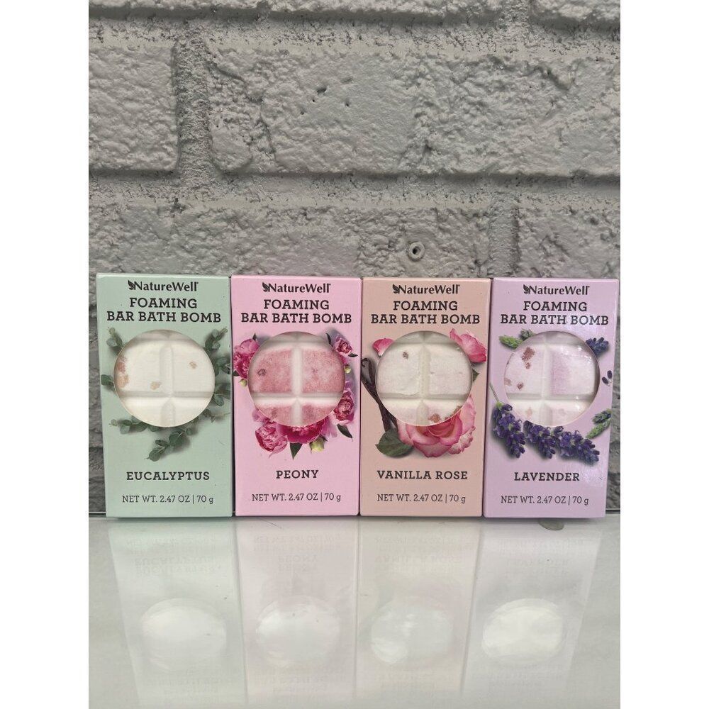 NATURE WELL FOAMING BAR BATH 4 Pack